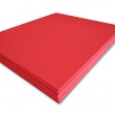 3D Embroidery Puffy Foam Backing 15" x 18" x 3mm, 100 sheets - Red Color