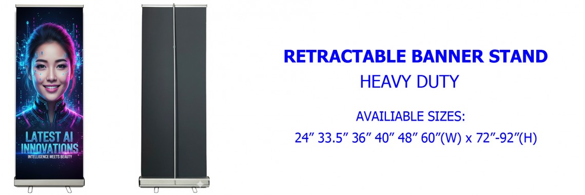 Heavy Duty Retractable Banner Stand Standard