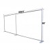 Tube Large Format Straight Backdrop Display Frame Stand 238"x89"（WxH)   (Frame Only）（8x20）
