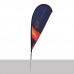 Teardrop Flag 9 feet with ground stake, 5 sets