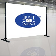 8'x12'  HEAVY-DUTY Telescopic Step and Repeat Banner Backdrop Stand Adjustable Display Backwall Frame