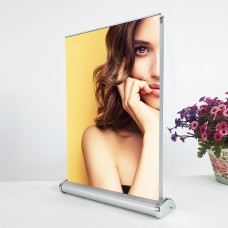 10 UNITS / 11 ¾"x17"（ A3 ） Mini Tabletop Retractable Banner Stand ( DOUBLE SIDED)