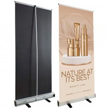 33 ½"x80"，Heavy-Duty Standard Retractable Roll Up Banner Stand（85x200cm）