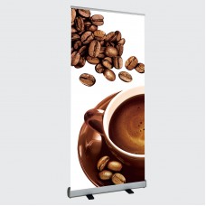 33 ½"W x 80"H，Heavy-Duty Standard Retractable Roll Up Banner Stand（85x200cm）