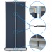 33 ½"W x 80"H,Heavy-Duty Retractable Roll Up Banner Stand(85x200cm) 33 ½"W x 80"H,Heavy-Duty Retractable Roll Up Banner Stand(85x200cm)