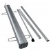 33 ½"W x 80"H，Standard Retractable Roll Up Banner Stand（85x200cm）
