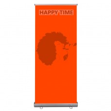 33 ½"W x 80"H，Standard Retractable Roll Up Banner Stand（85x200cm）