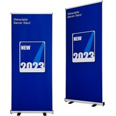 33 ½"W x 70-80"H，Standard Retractable Roll Up Banner Stand（85x180-200cm）