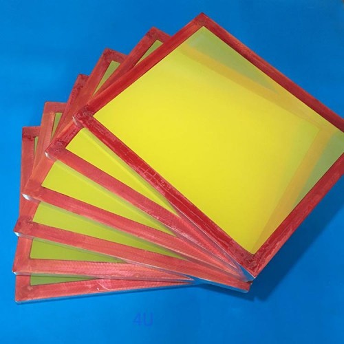 Aluminum Silk Screen Printing Screens 20 x 24 Inch Frame-230 Yellow Mesh (6  PCS)