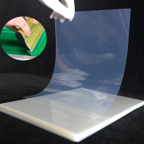 100sheets，8-1/2" x 11" Waterproof Inkjet Milky Transparency Screen Printing Film 