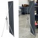 New & Premium Adjustable X-Frame Banner Stand 2 IN 1 of 24"x63" and 30"x72"
