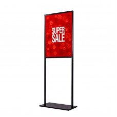 Double-Sided Floor Standing Foam Board Sign Holder Indoor Display 22"x30"