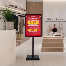 Heavy-Duty Double-Sided Floor Standing Foam Board Poster Sign Holder 20" x 28" ( Stand Only )