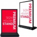 Heavy-Duty Outdoor/Indoor Water Filled Base Board Sign Holder Stand 23.5"x35.15"