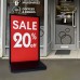 Heavy-Duty Outdoor/Indoor Water Filled Base Board Sign Holder Stand 23.5"x35.15"