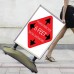 Heavy-Duty Double-Sided Outdoor/Indoor Floor Standing Water-based Snap Frame Poster Sign Holder (A1)